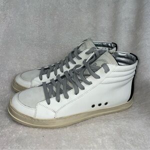 P448 Men's High Top Skate Leather Shoes Sneaker F22BSKATE-M Sz 40